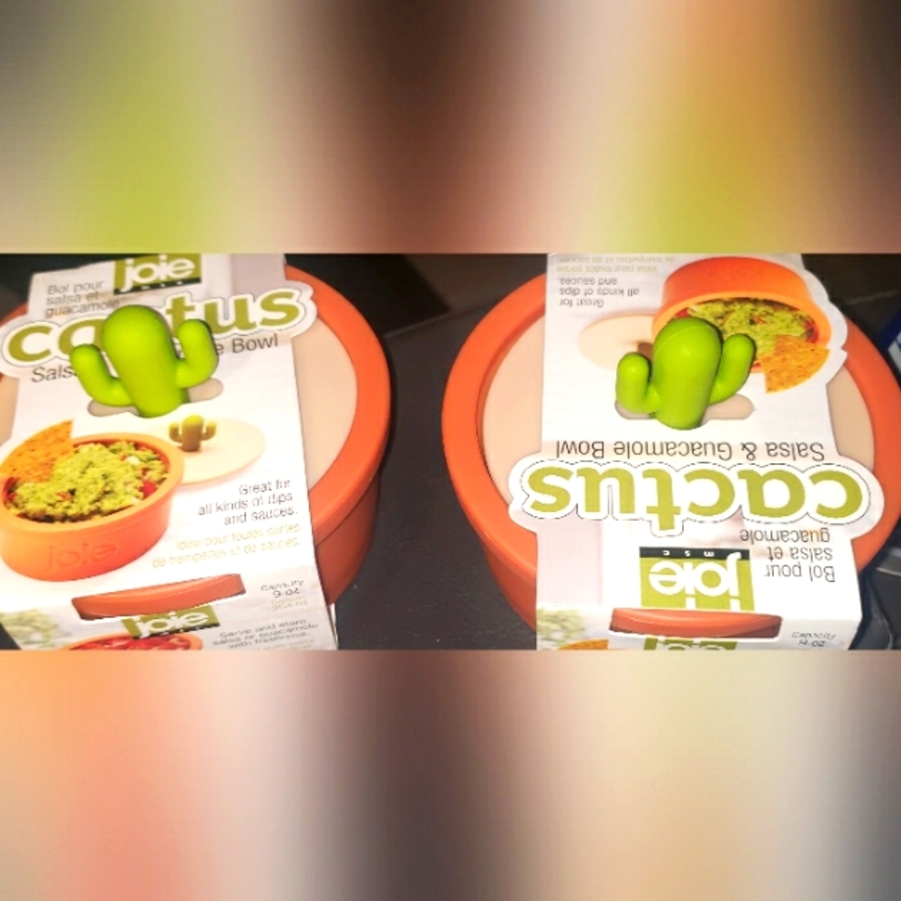 JOIE SALSA & GAUC CACTUS   SET OF 2 NIP.